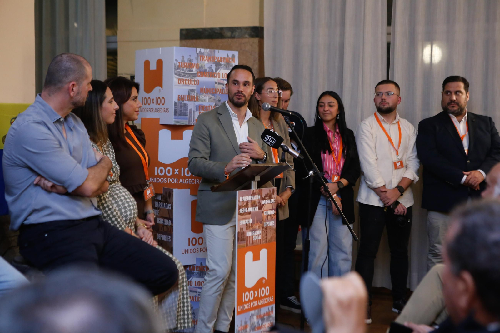 Las fotos de la presentación de 100x100 Unidos por Algeciras en el hotel Reina Cristina