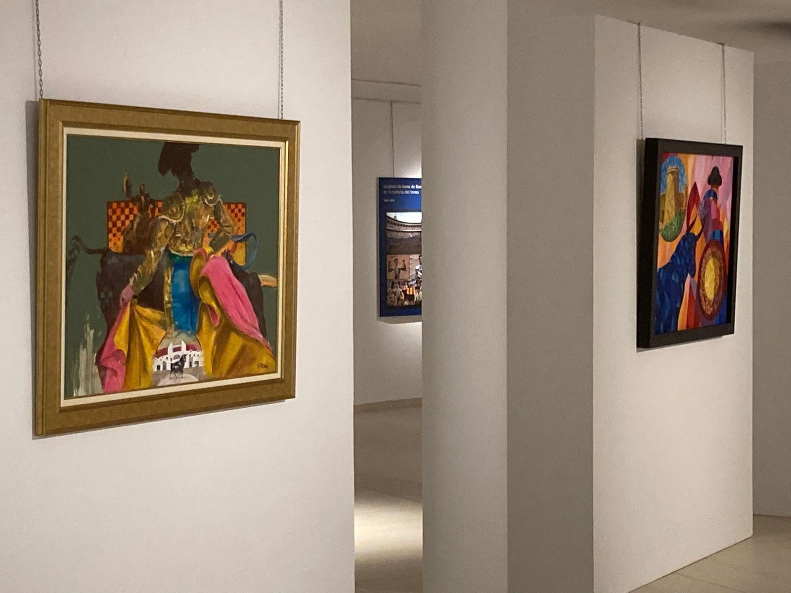 Exposición de pintura en la Plaza de Toros