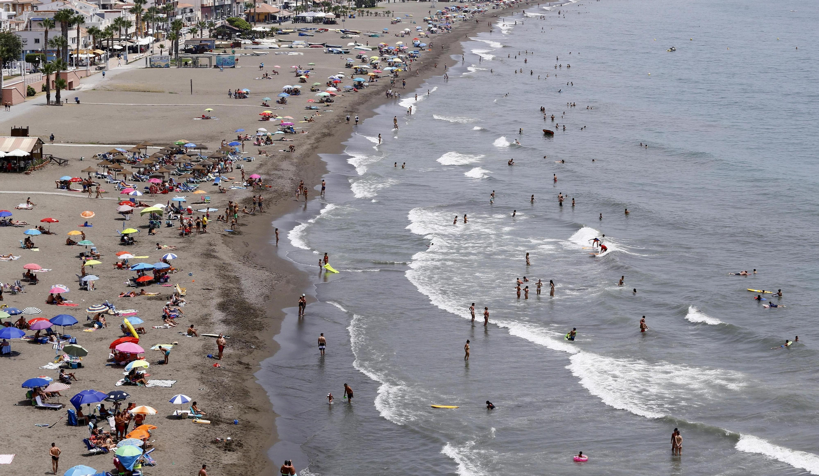 La costa de Rincón de la Victoria.