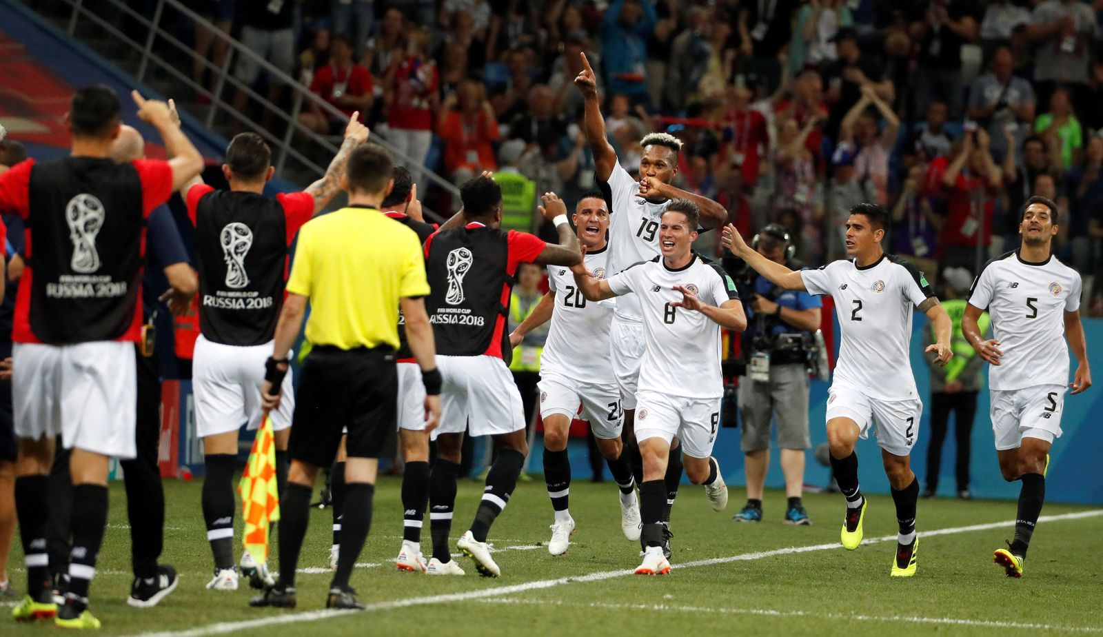 Las imágenes del Suiza-Costa Rica