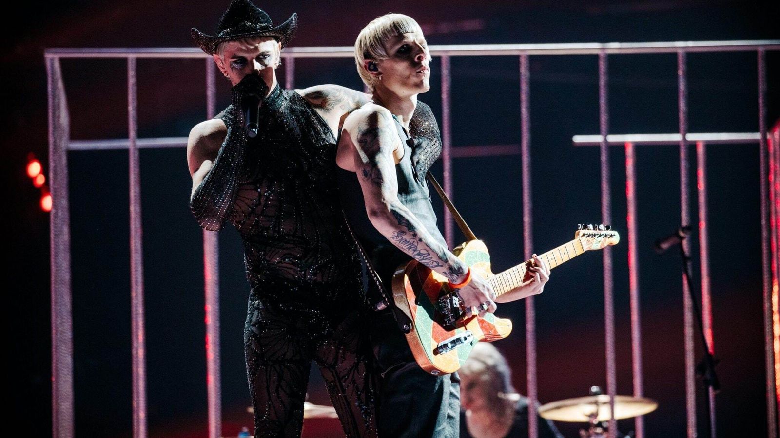 Achille Lauro, en un momento de su intervención.