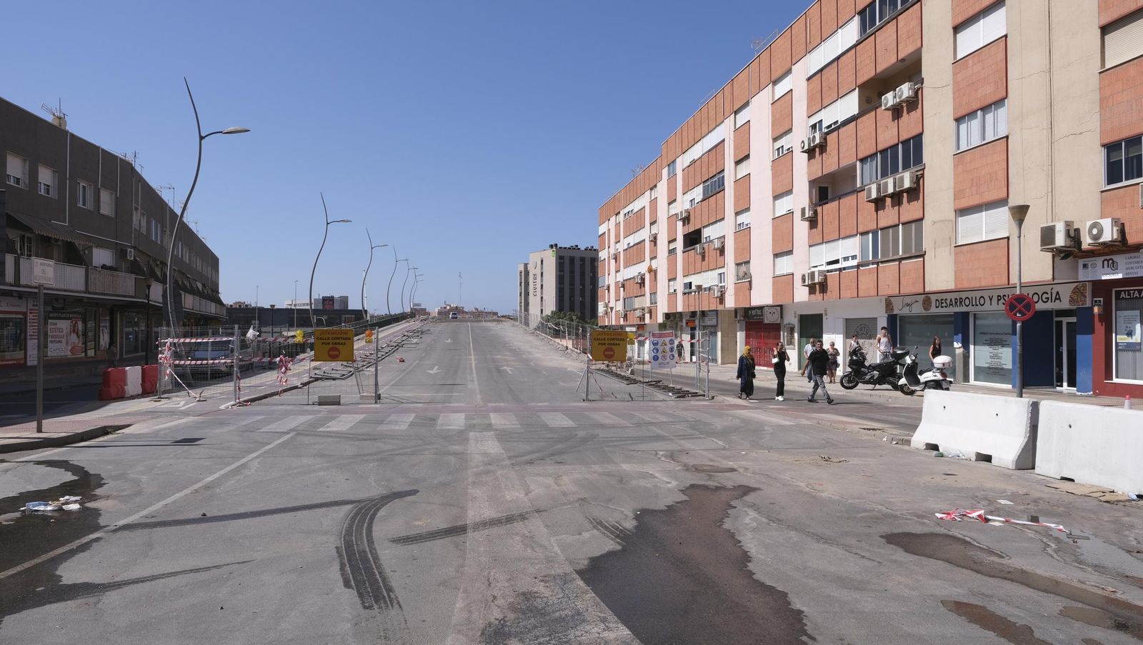 Corte de la Avenida de Montserrat por las obras del soterramiento del AVE, en imágenes