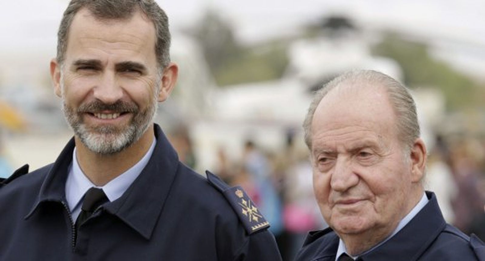 Felipe VI y Juan Carlos I coinciden por primera vez en un acto público