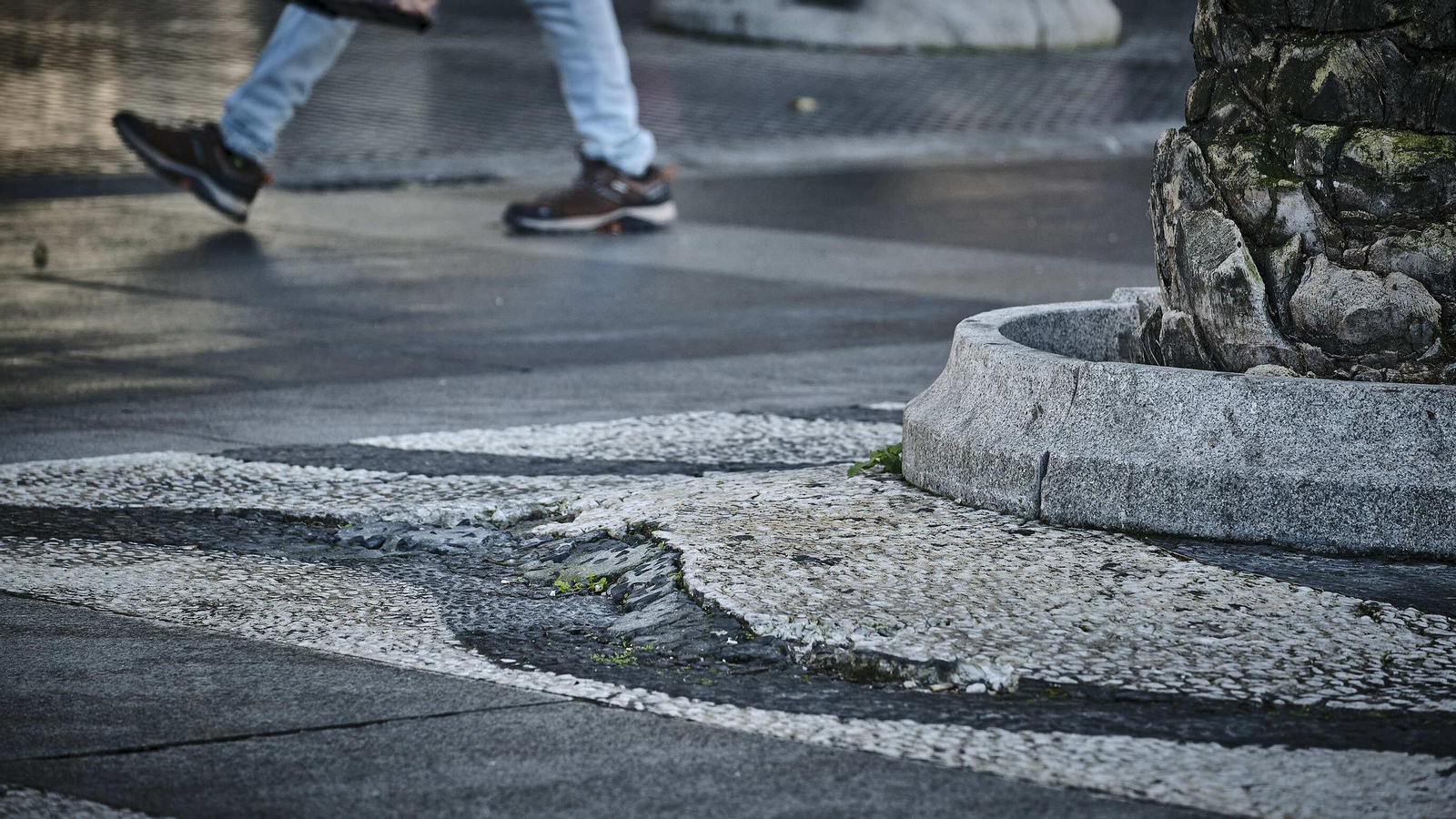 Pavimento en plaza San Juan de Dios