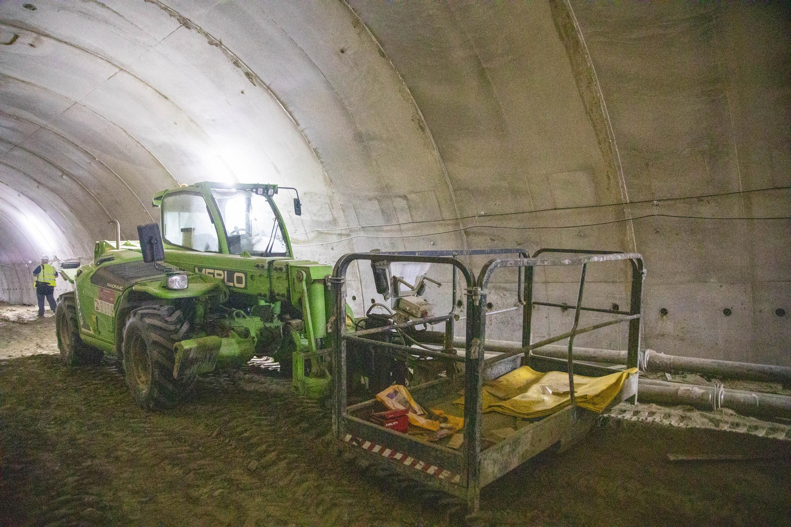 Así avanzan las obras del túnel de Viator del Ave