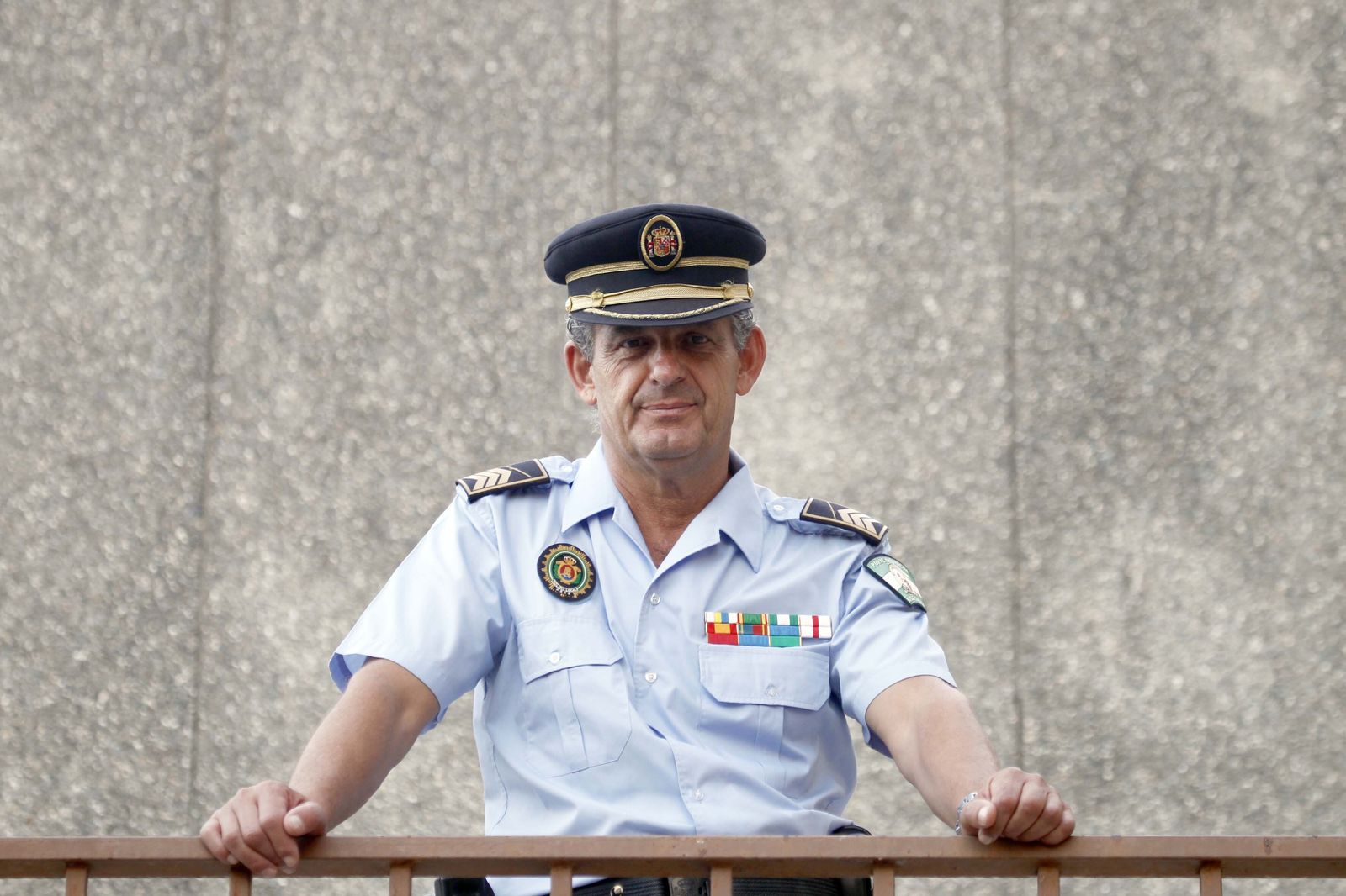 José Medina, cuando era superintendente de Algeciras.