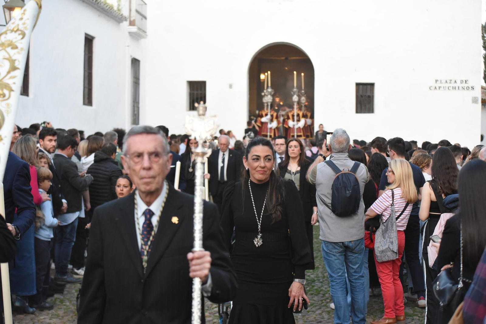 El vía crucis del Señor de la Humildad y Paciencia de Córdoba, en imágenes