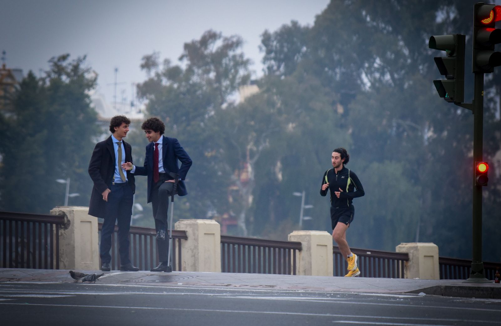 Imágenes de la madrugada de Nochevieja 2024, en Sevilla