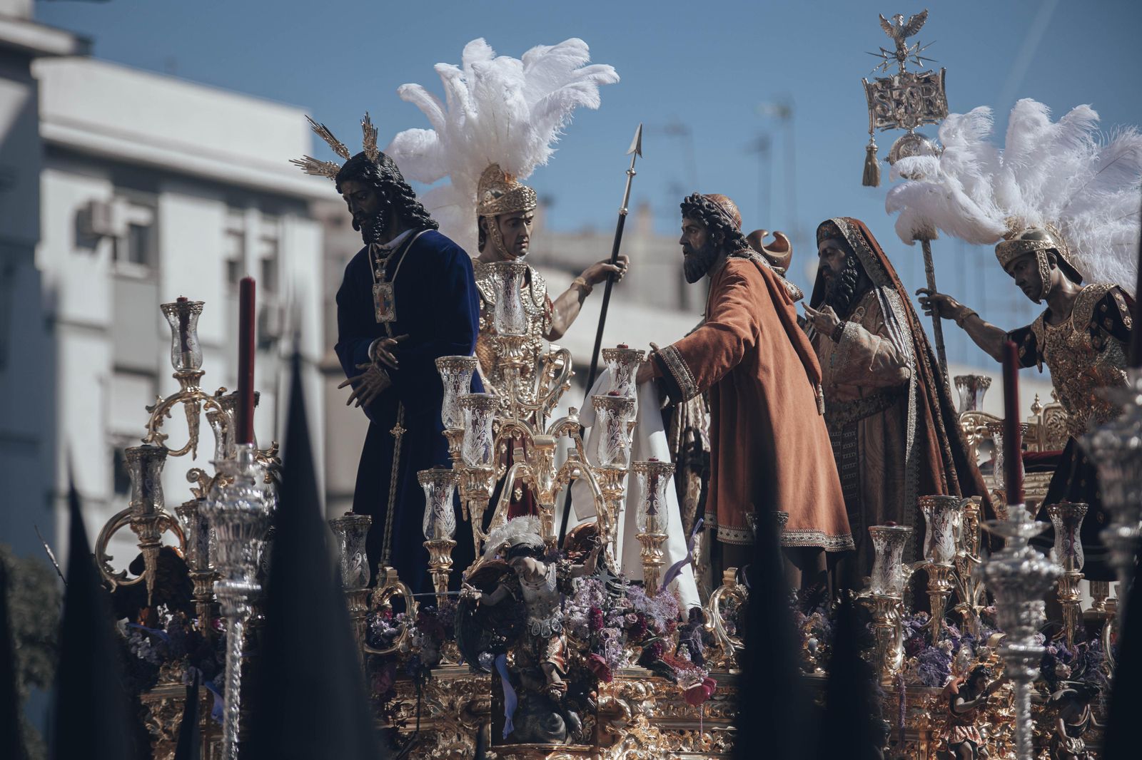 La salida de la Hermandad de San Pablo en la Semana Santa de Sevilla 2023