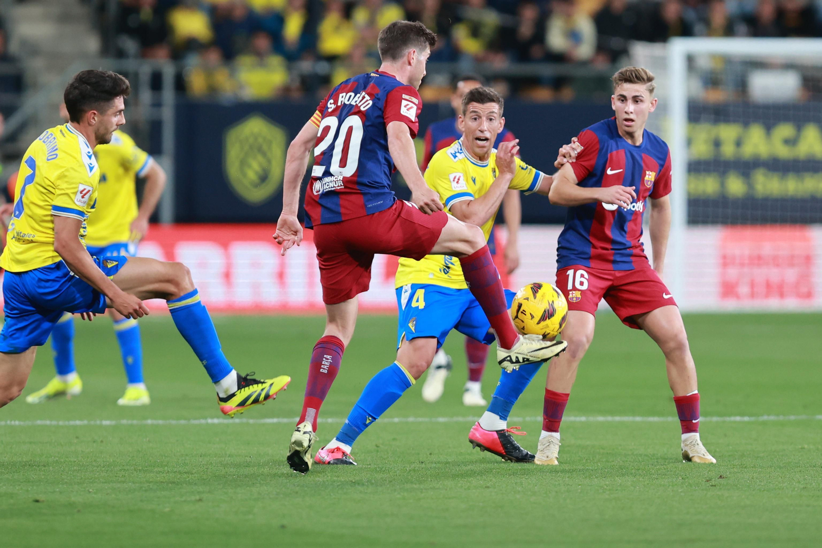 Las mejores imágenes del partido Cádiz Cf -Barcelona