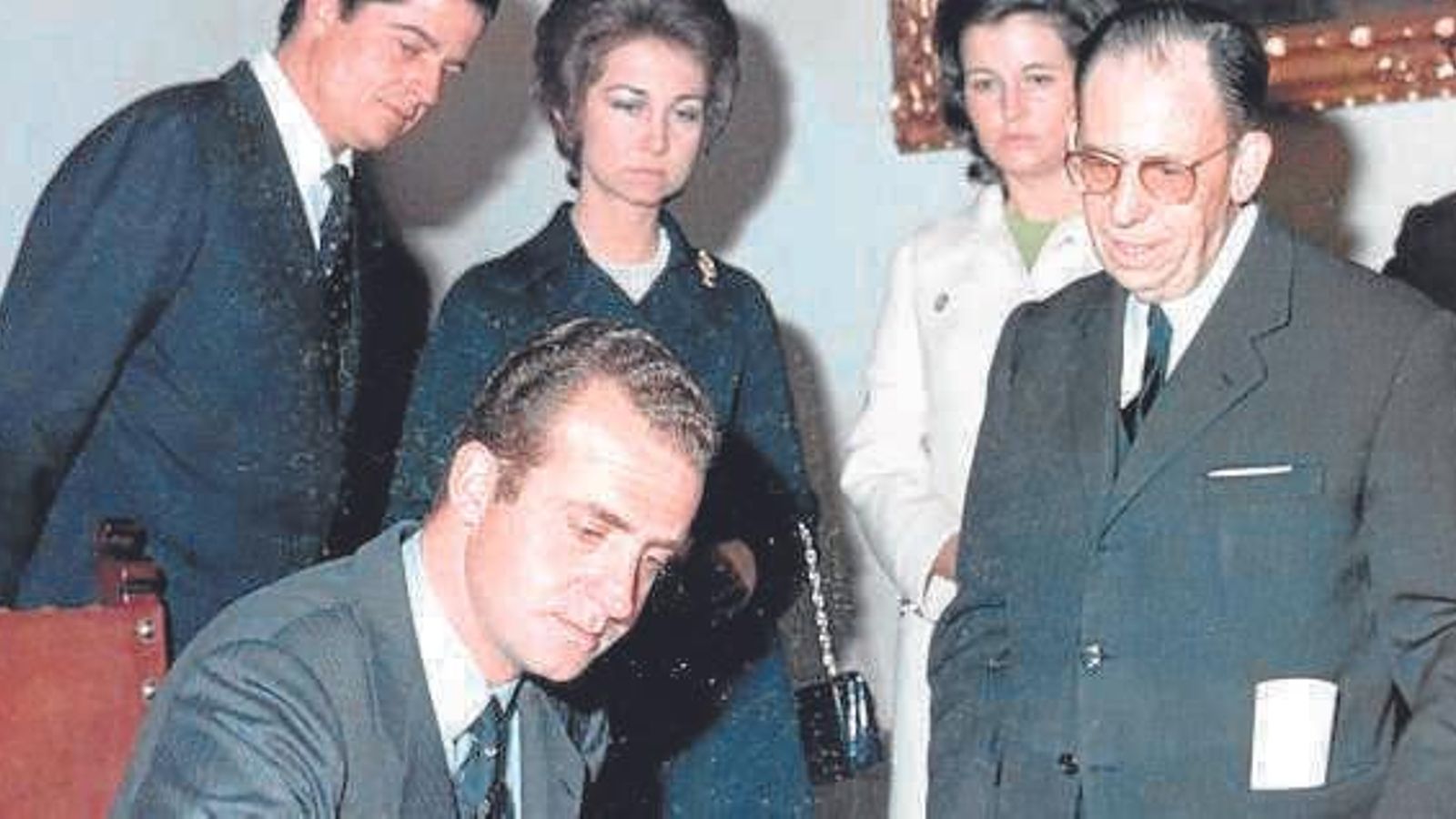 Los Príncipes de España en el 50 aniversario de la Facultad.