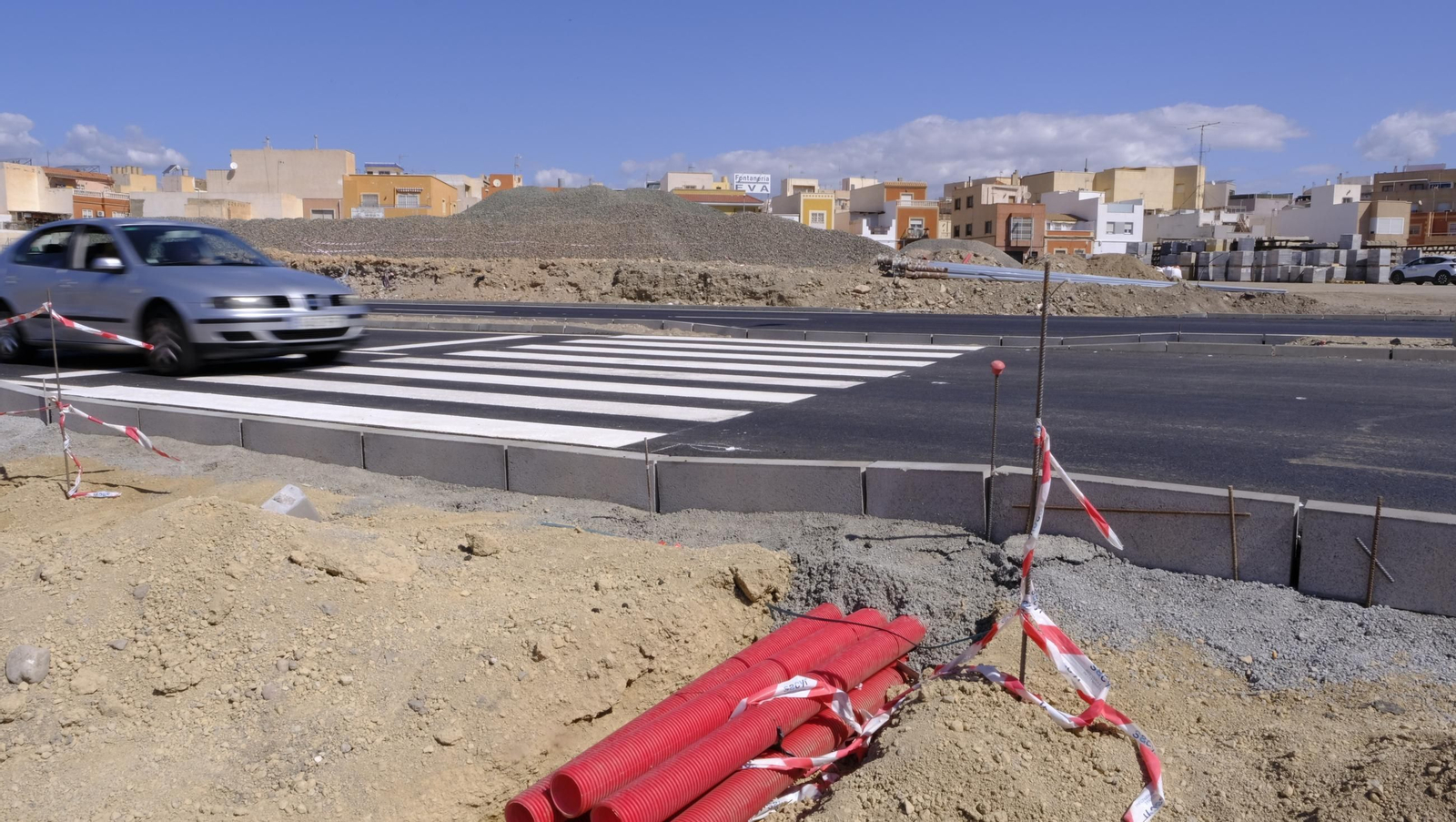 Las obras del soterramiento en Almería, en imágenes
