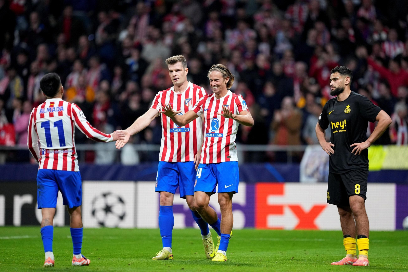 Las imágenes del Atlético de Madrid-Unión Saint-Gilloise