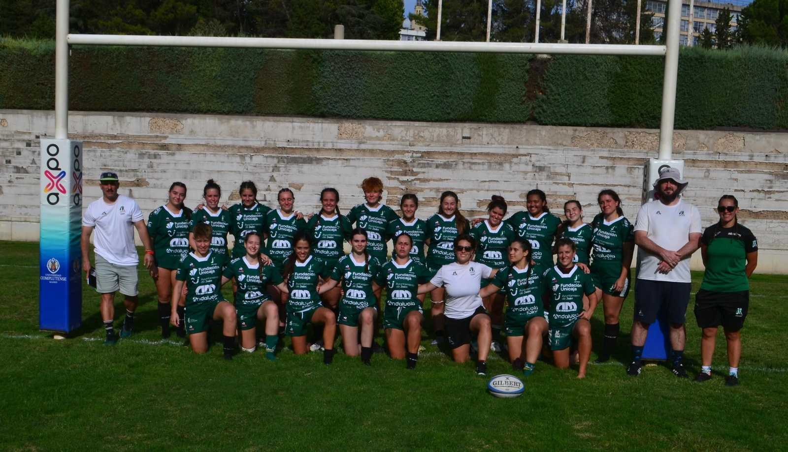 Plantel jiennense en el duelo disputado en tierras madrileñas