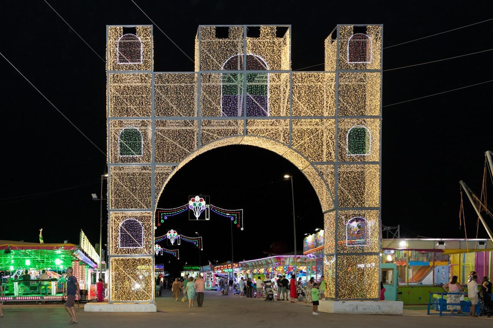 Así disfrutan los torrecampeños de su feria.