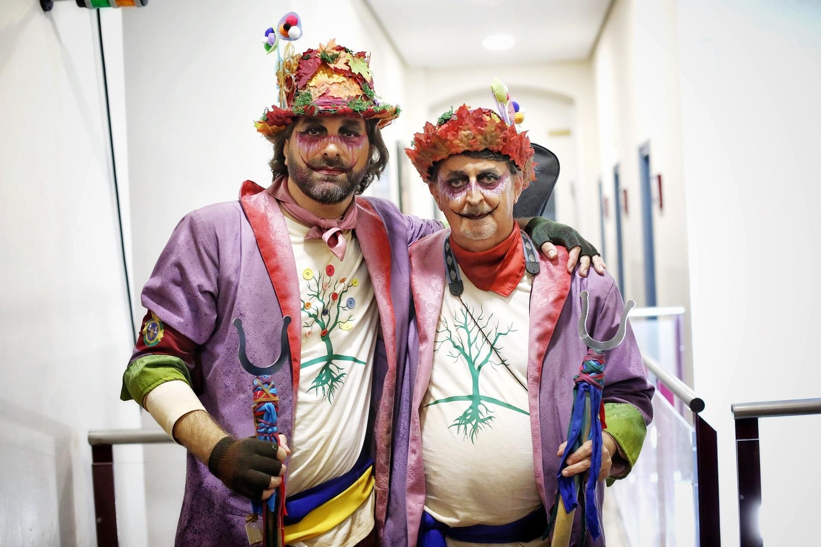 Jesús Monje y José Luis Bustelo, autores de 'La tierra de la alegría'.