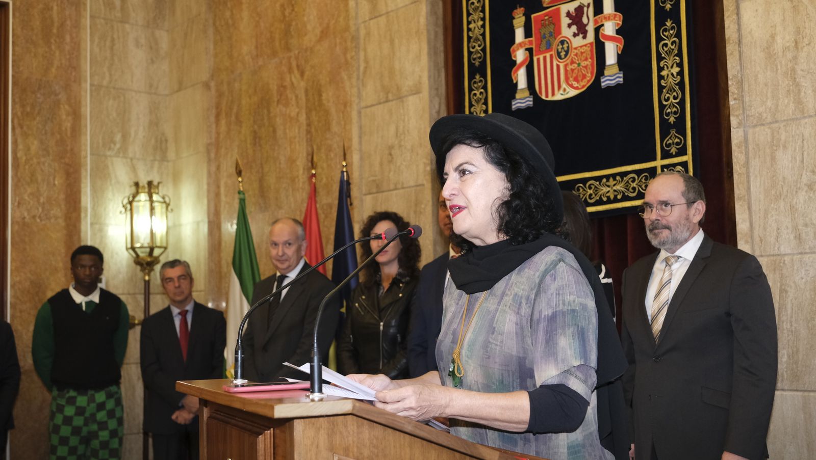 Imágenes del acto del Día de la Constitución en la Subdelegación del Gobierno de Almería