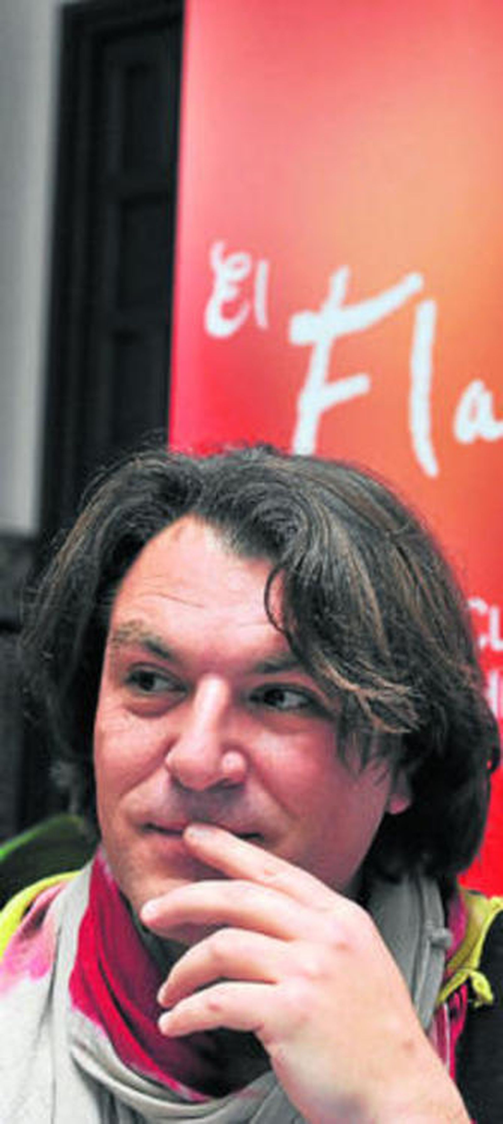 David Peña 'Dorantes' (Lebrija, 1969), en el Instituto del Flamenco.