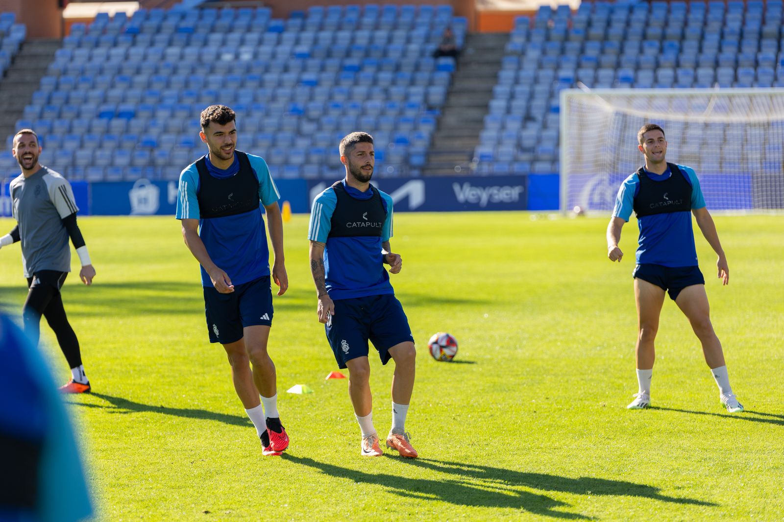 Las mejores imágenes del entrenamiento de este jueves del Recreativo de Huelva