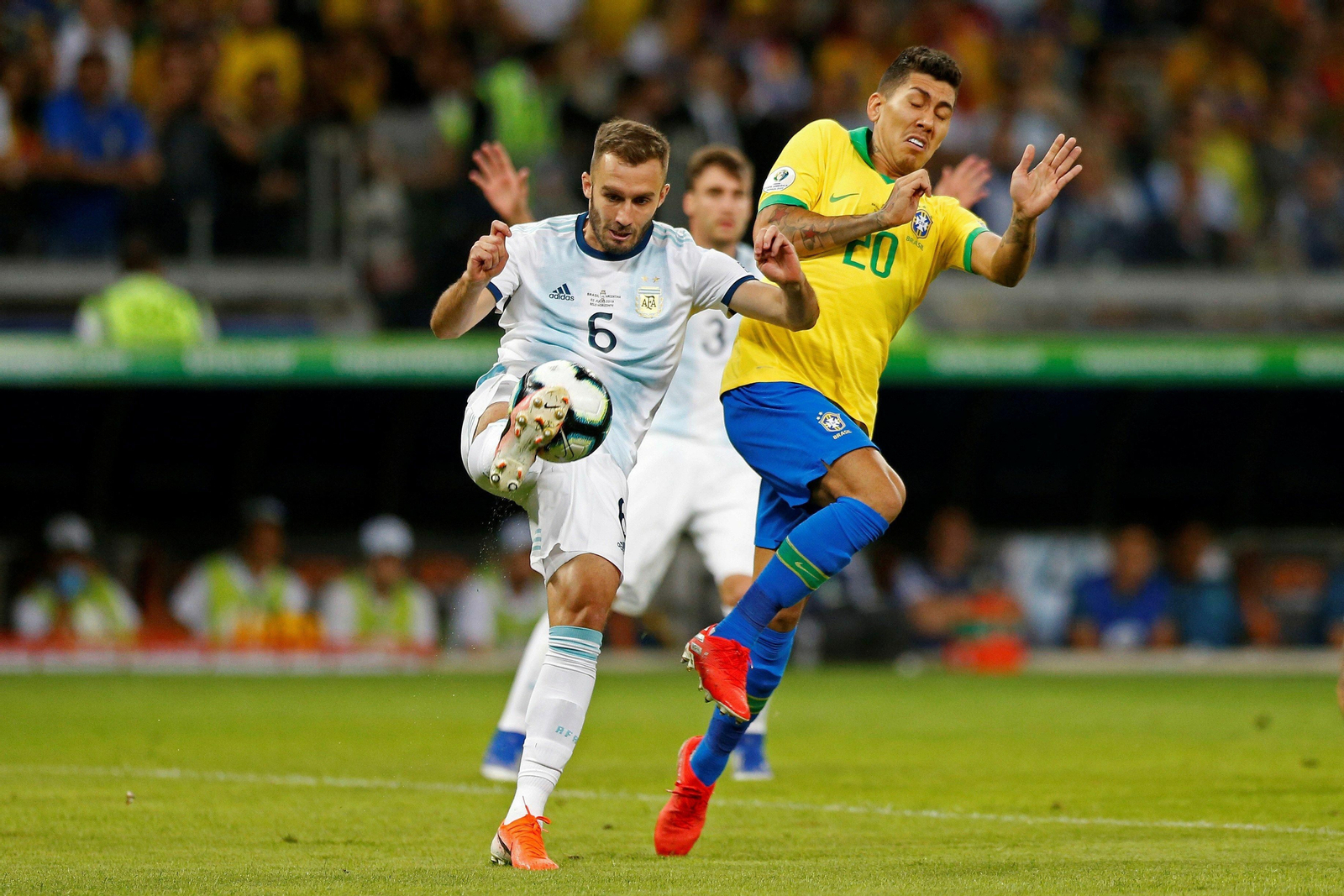 Las imágenes del Brasil-Argentina de la semifinal de la Copa América