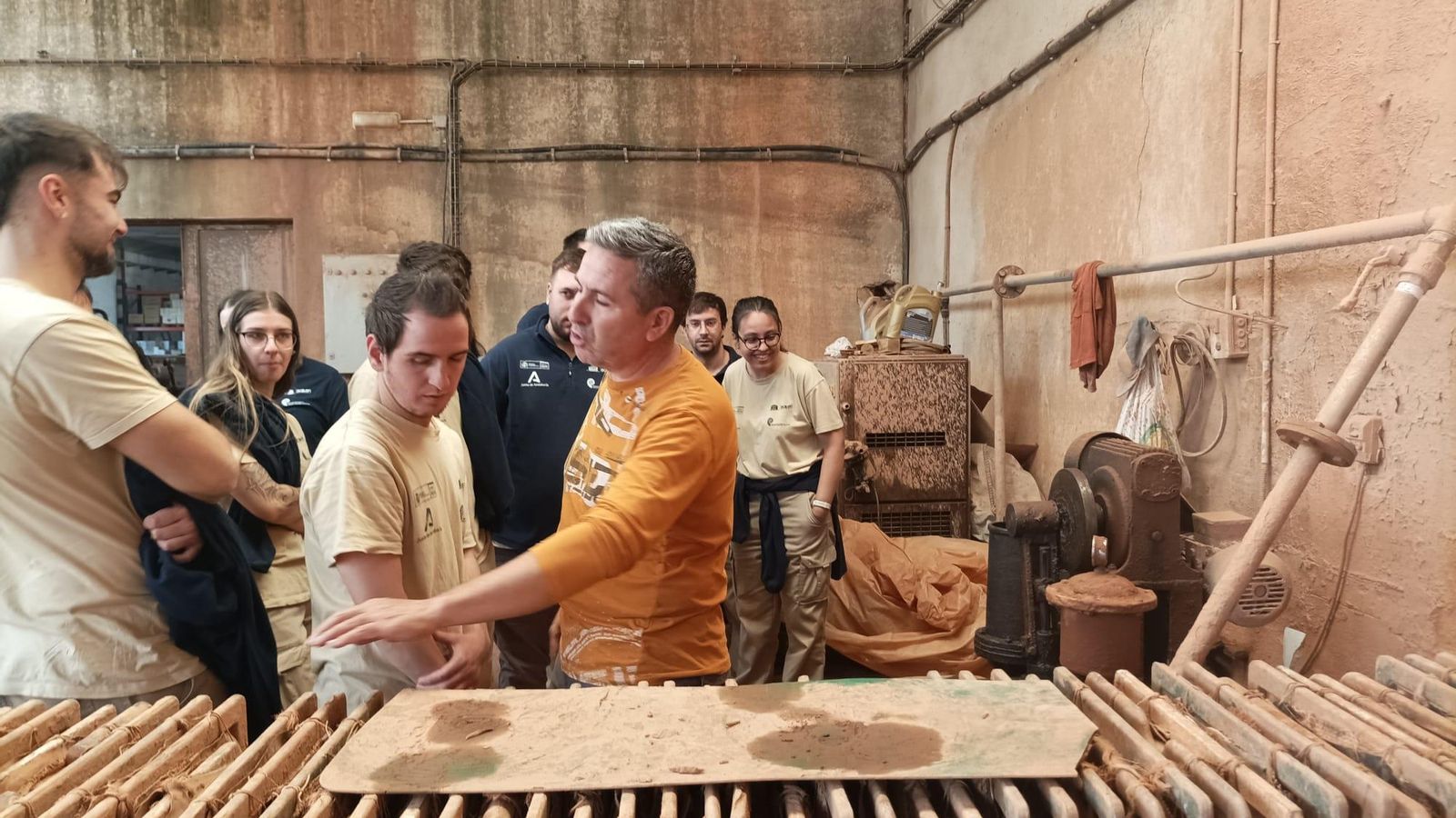 Visita al taller de cerámica.