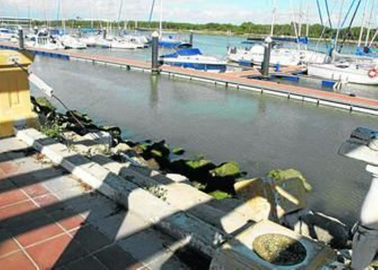 La balaustrada del paseo José Luis Tejada espera su reparación urgente.