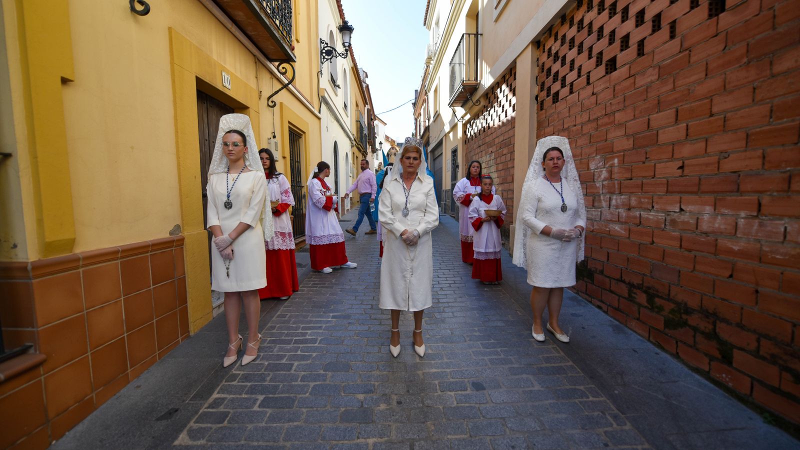 Fotos del Domingo de Ramos en Los Barrios: Borriquita y María Santisima de la Estrella