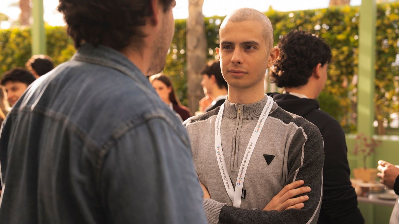 Kaloyán Ilkov durante en unas jornadas de ponencias de Google