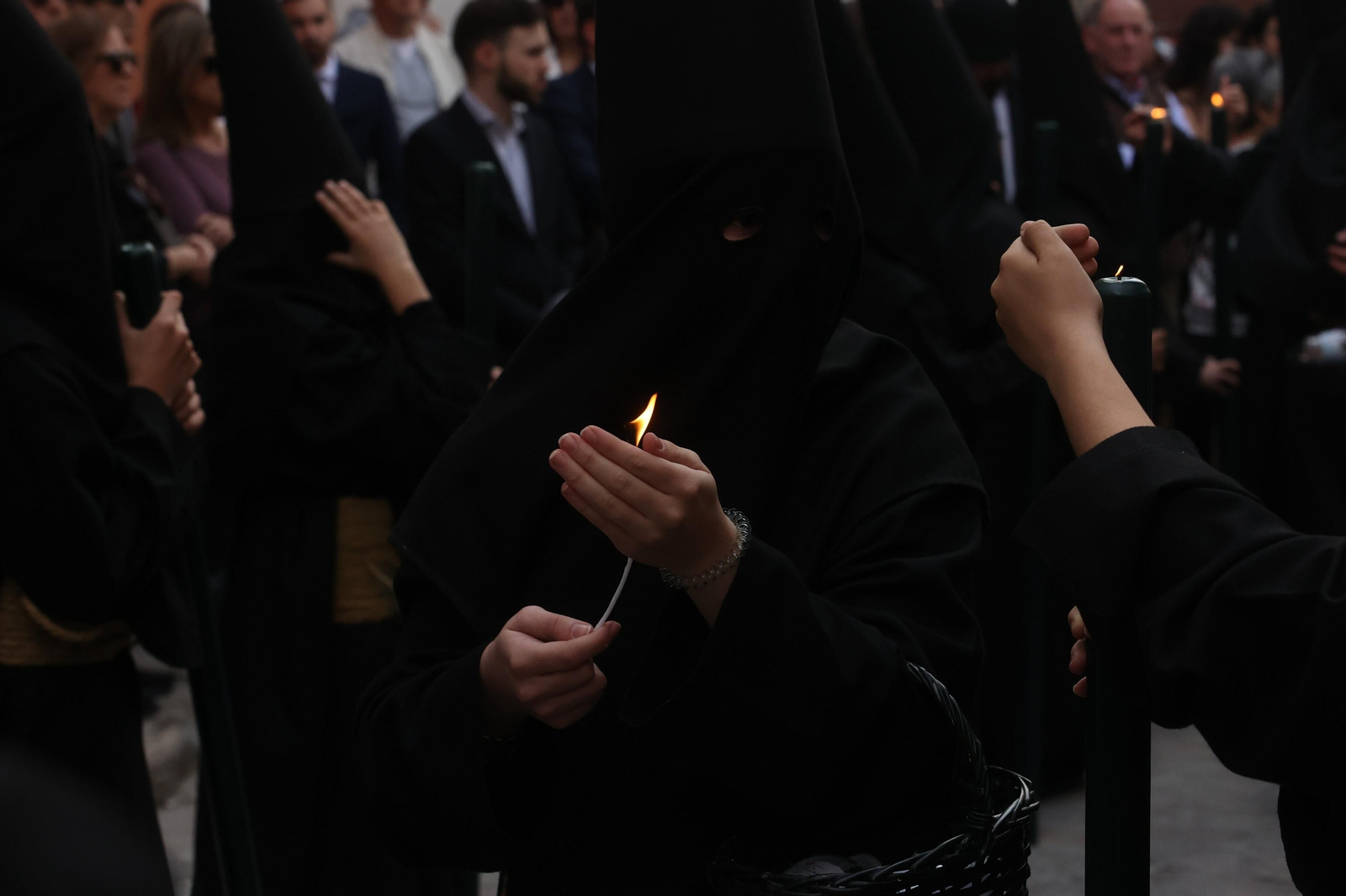 Jueves Santo en Jerez: imágenes de la Hermandad de la Vera Cruz