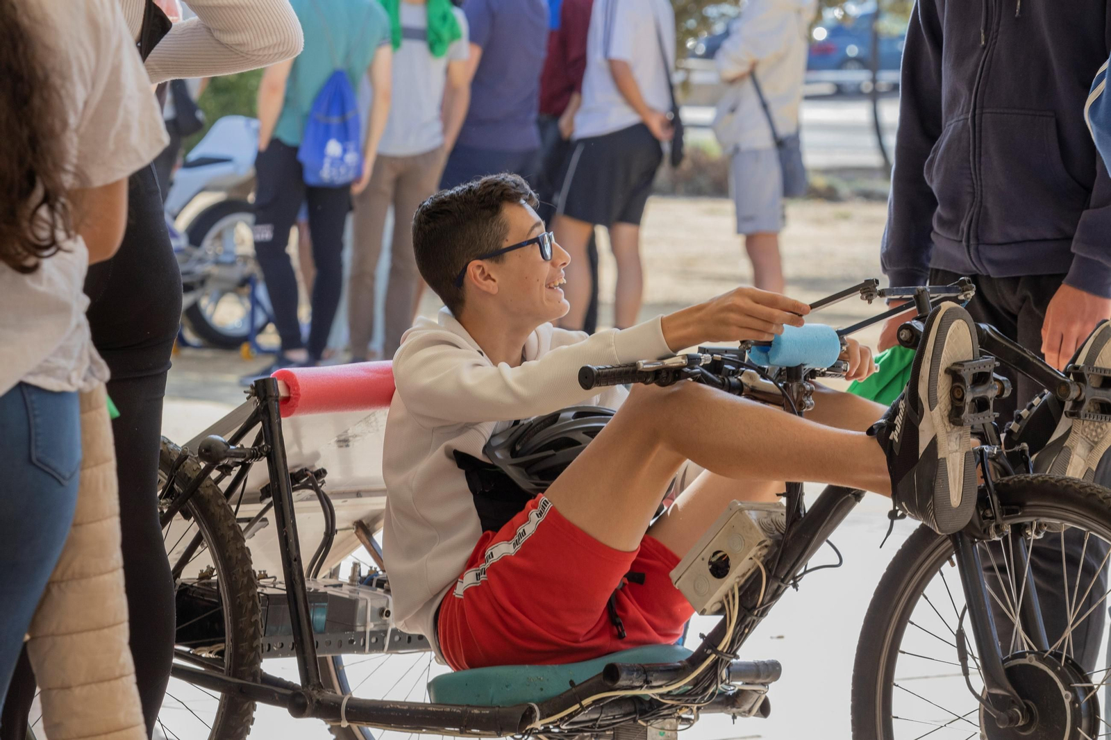 Imagen de una edición anterior de la carrera de vehículos solares.