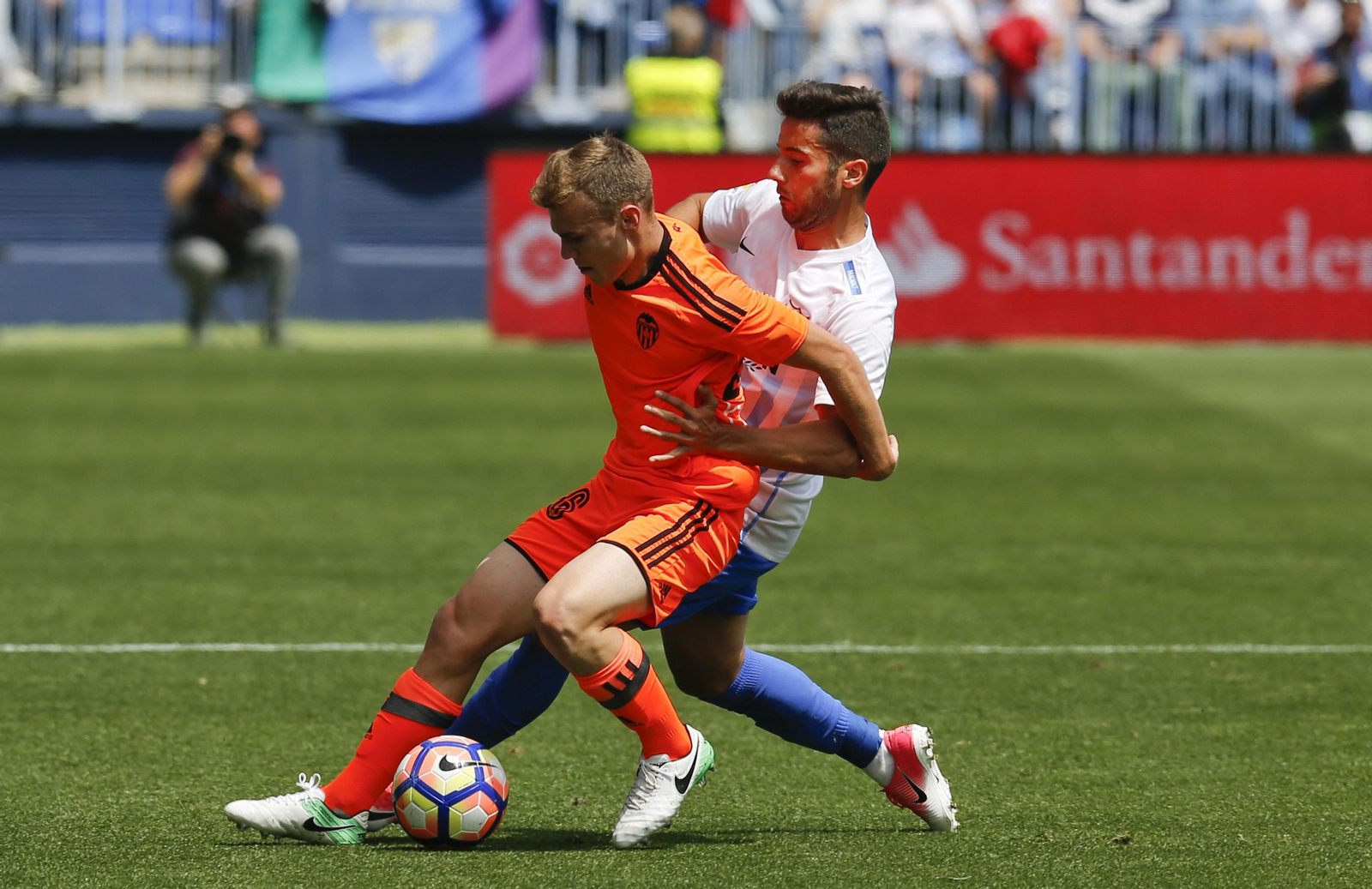 Las imágenes del Málaga-Valencia