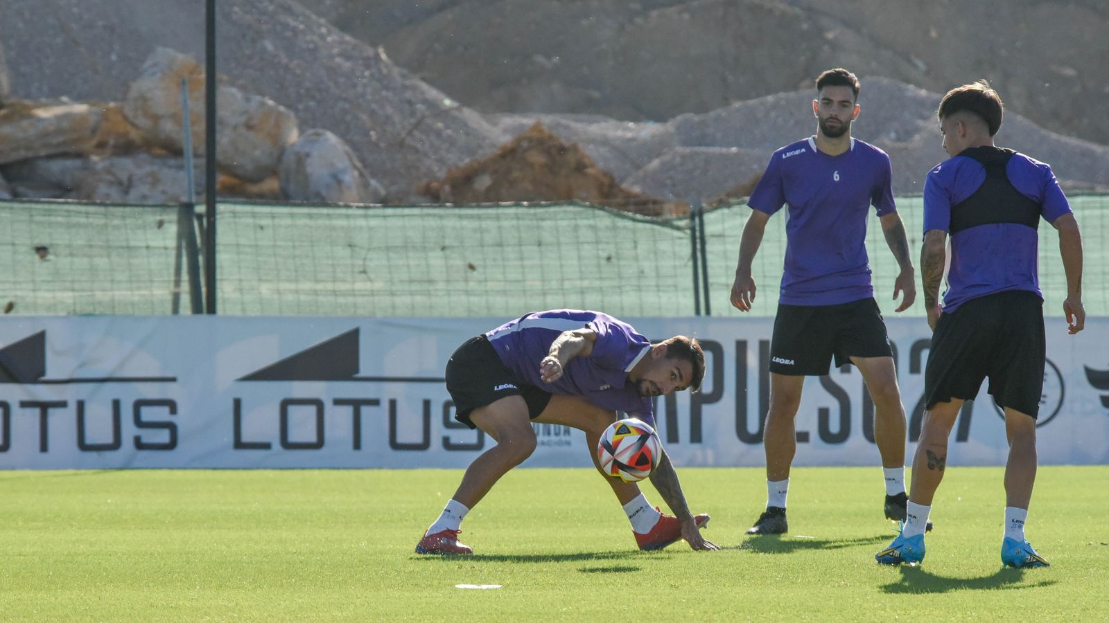 Las fotos del entrenamiento de la Balona previo al partido con el Águilas FC