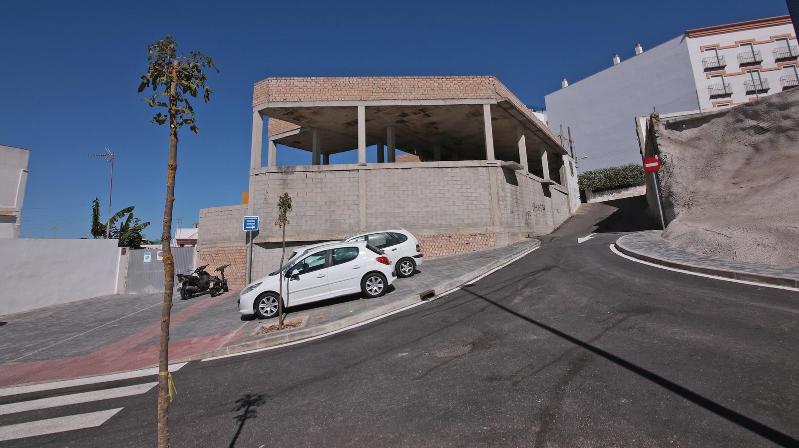 Inmueble abandonado en la calle Fernán Caballero.
