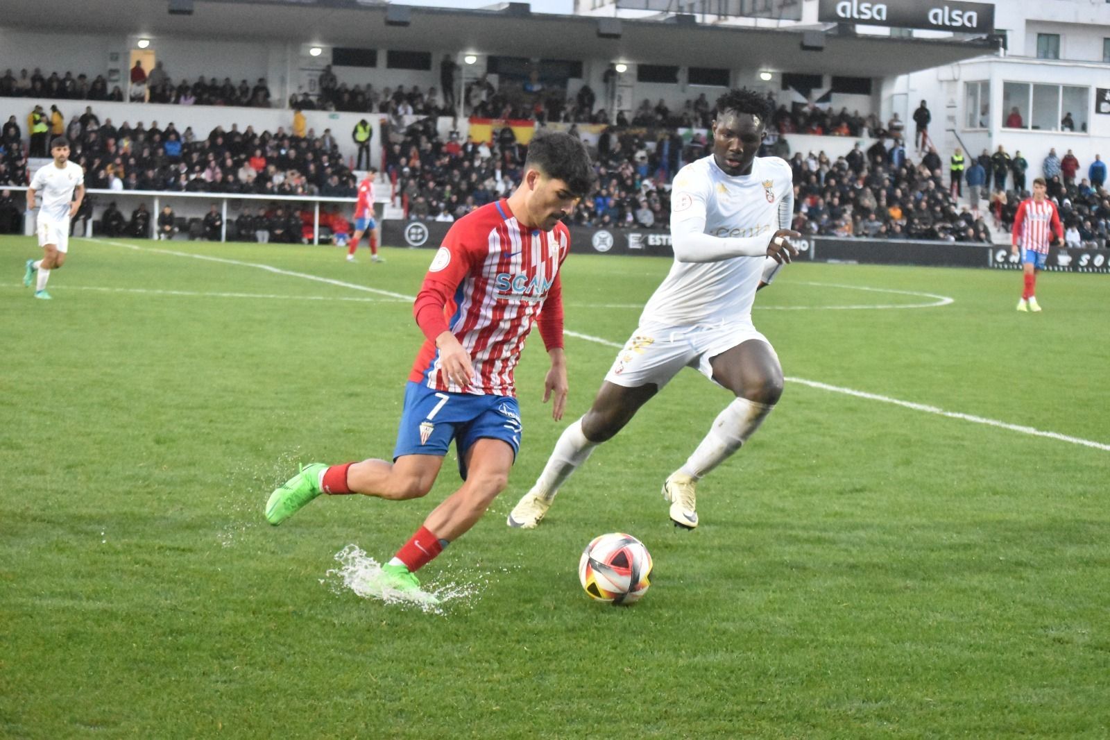 Zequi, en el partido contra el Ceuta del pasado domingo