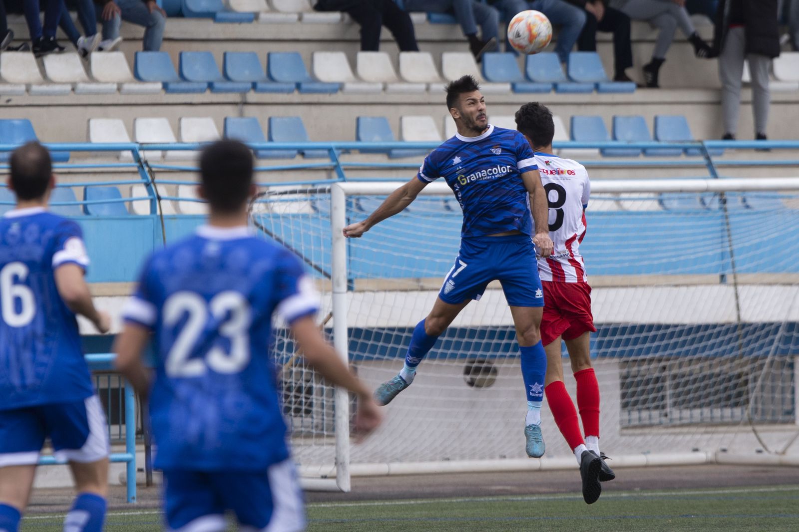 Imagen del encuentro entre el Maracena y el Torredonjimeno.