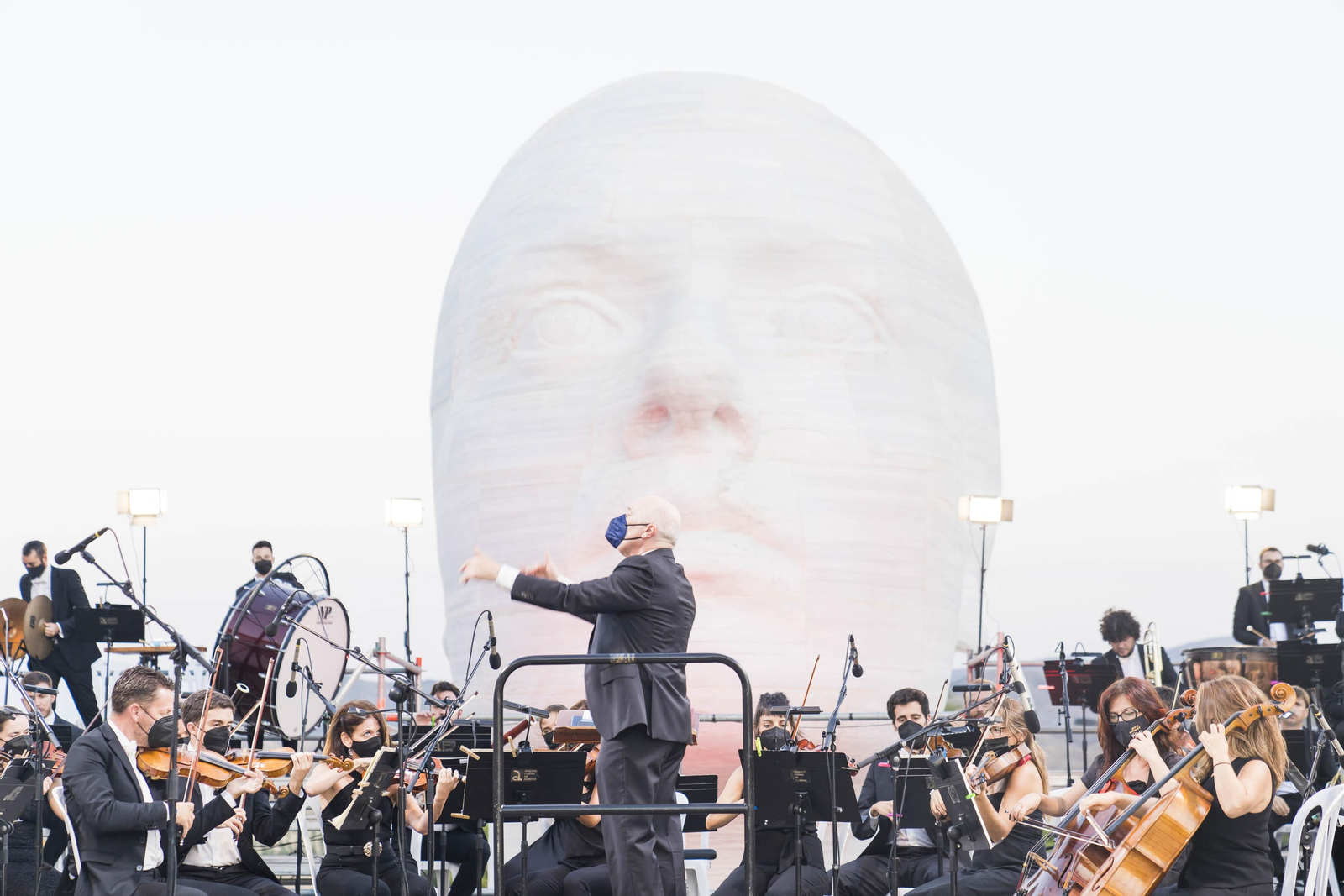 Imagen del concierto de la OCAL el año pasado en Olula del Río.
