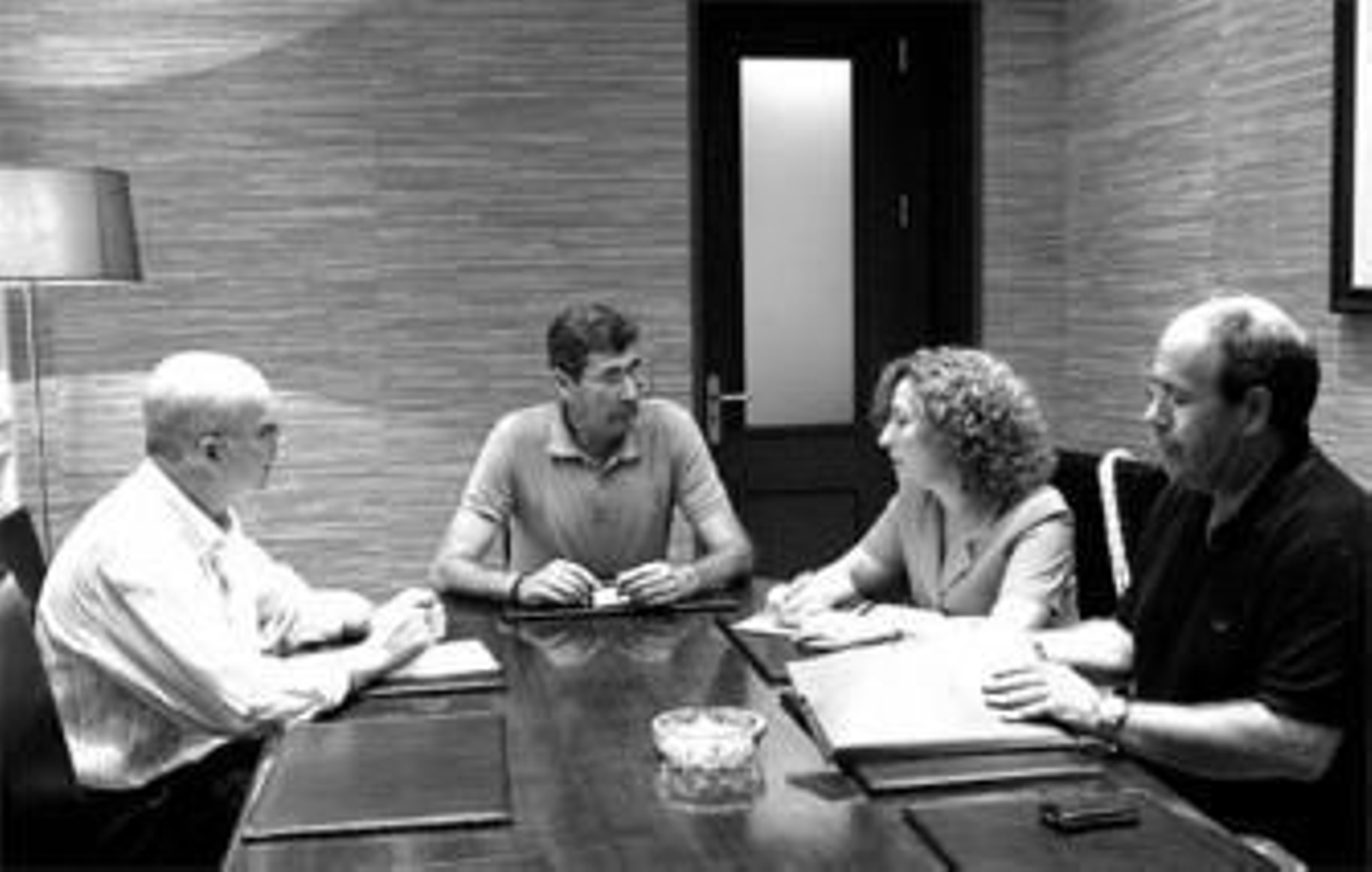 Un momento de la reunión en la que se trató sobre el futuro de la UNED