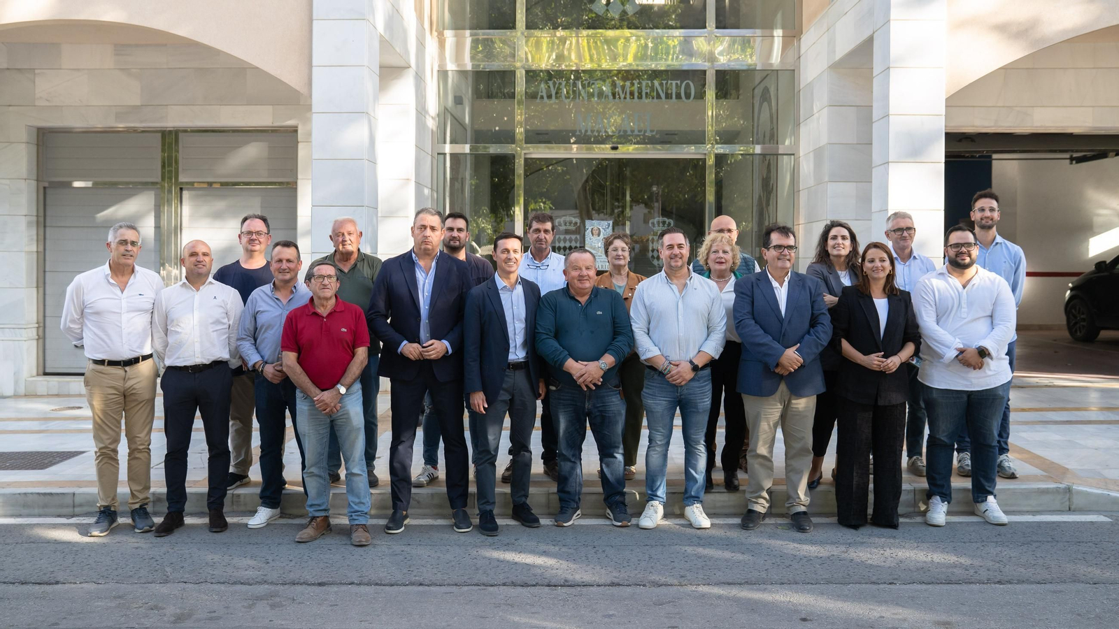 Reunión de los alcaldes en Macael para hablar sobre las comunidades energéticas.