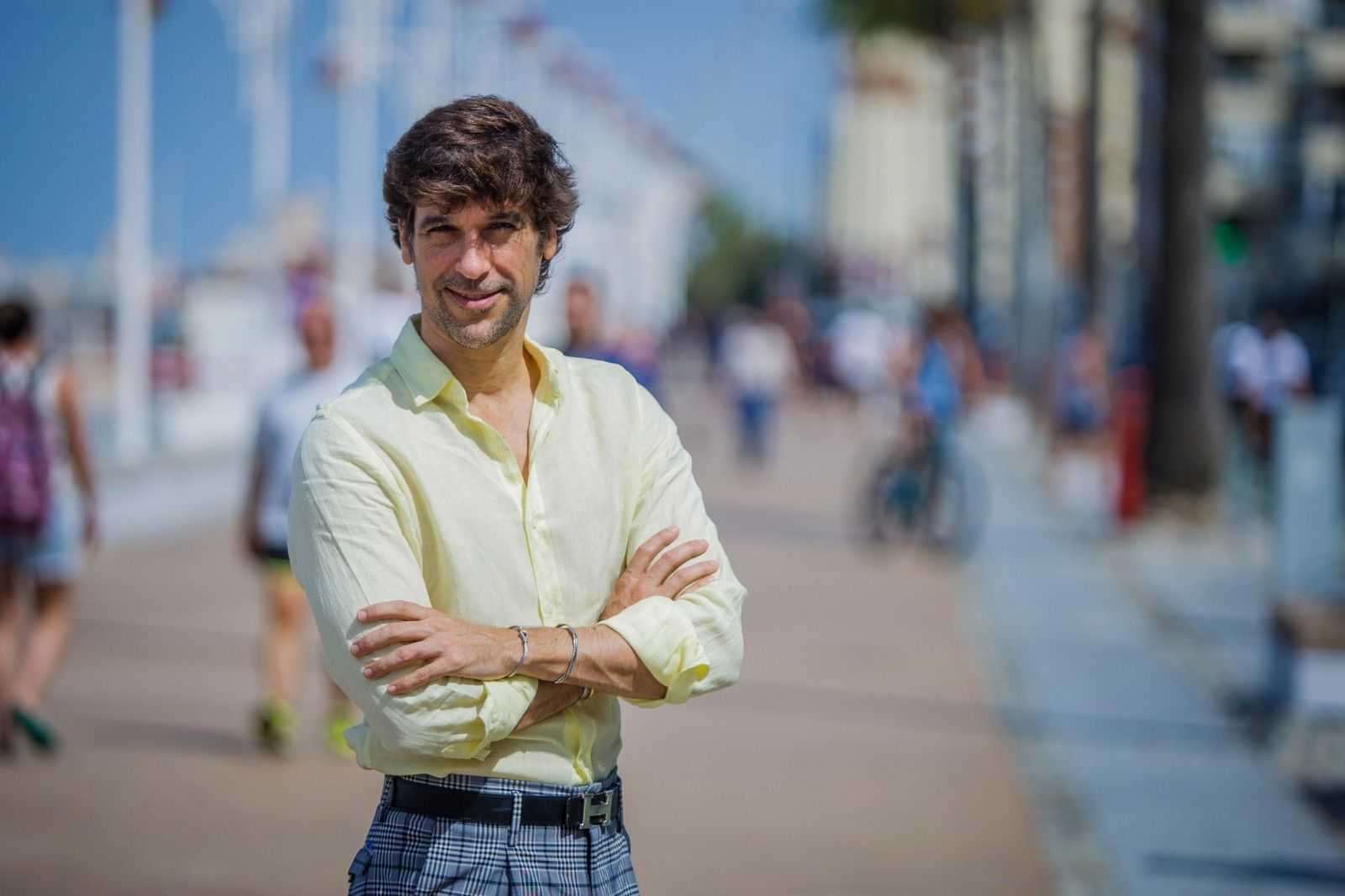 Manuel Lobo, en el Paseo Marítimo de Cádiz esta semana.