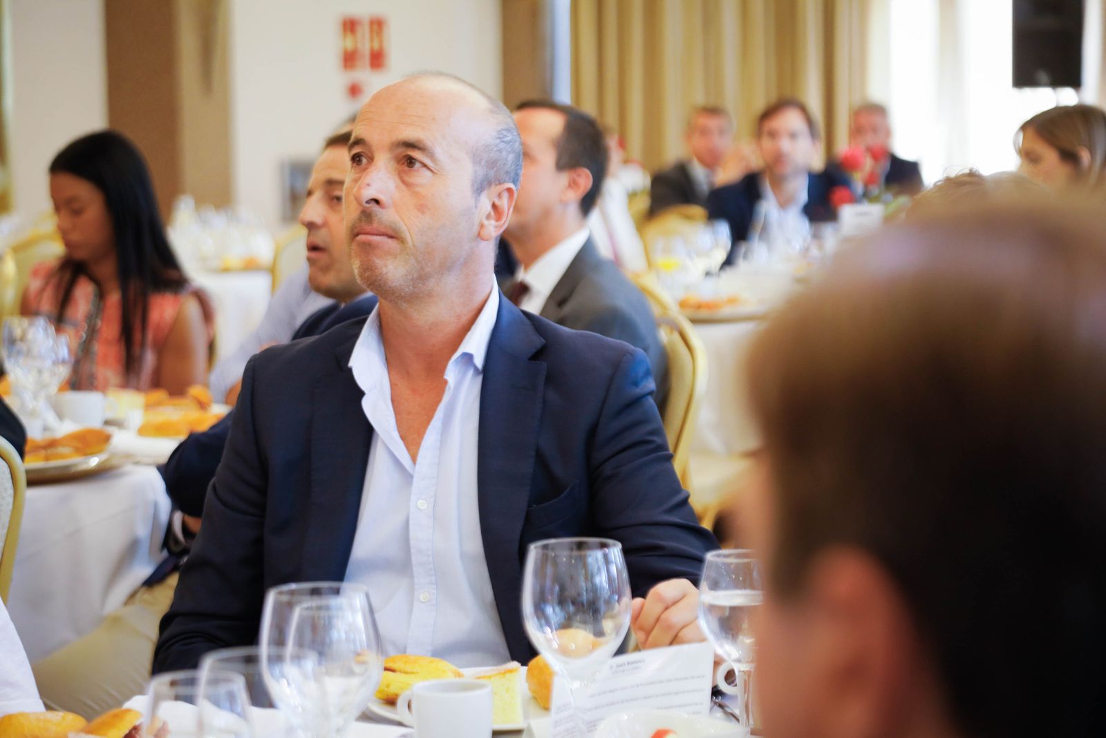 Imágenes del desayuno coloquio de Diario de Almería, con Jesús Barranco, CEO de La Unión