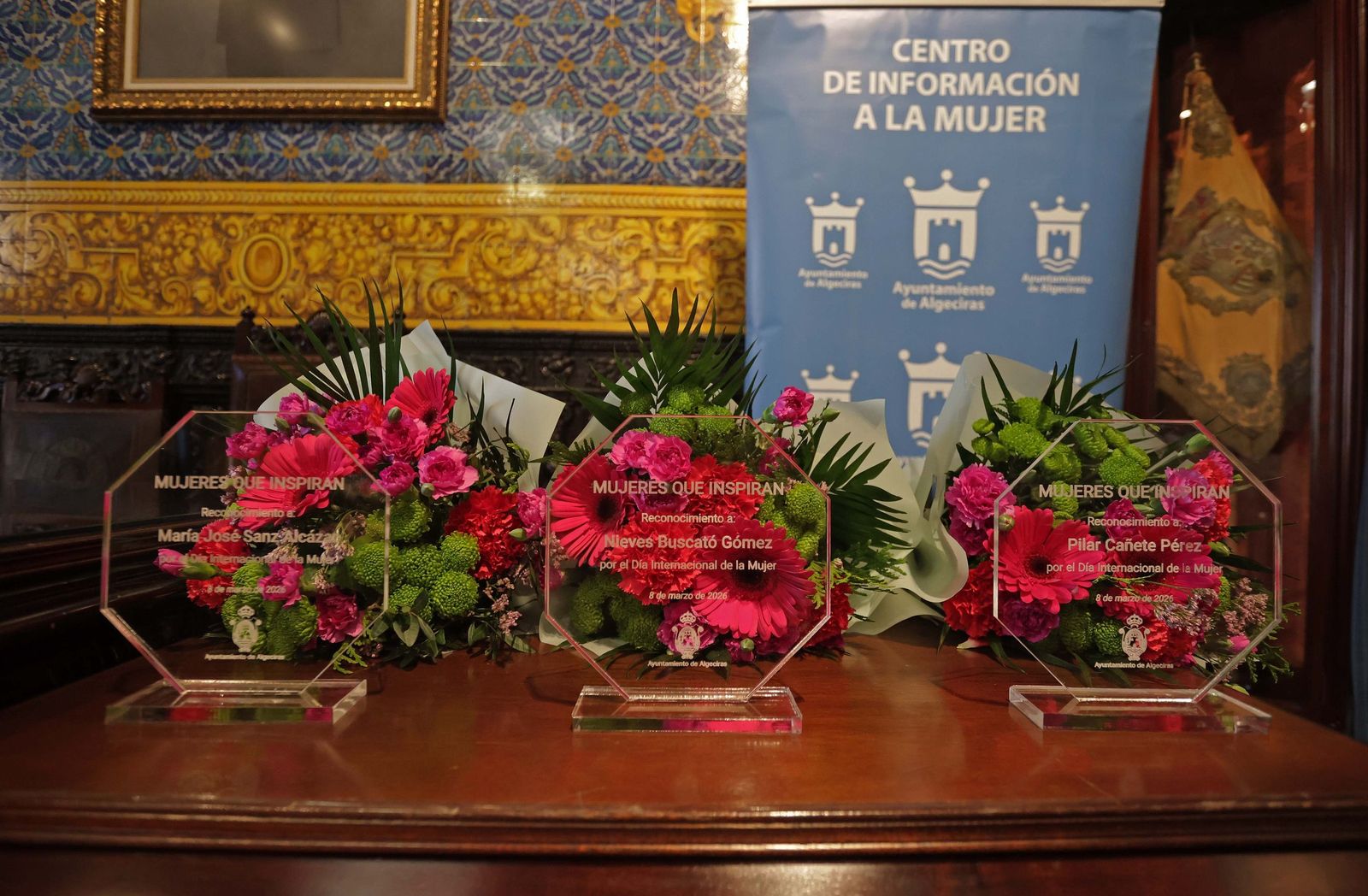 Fotos del acto institucional Mujeres que inspiran en el Ayuntamiento de Algeciras