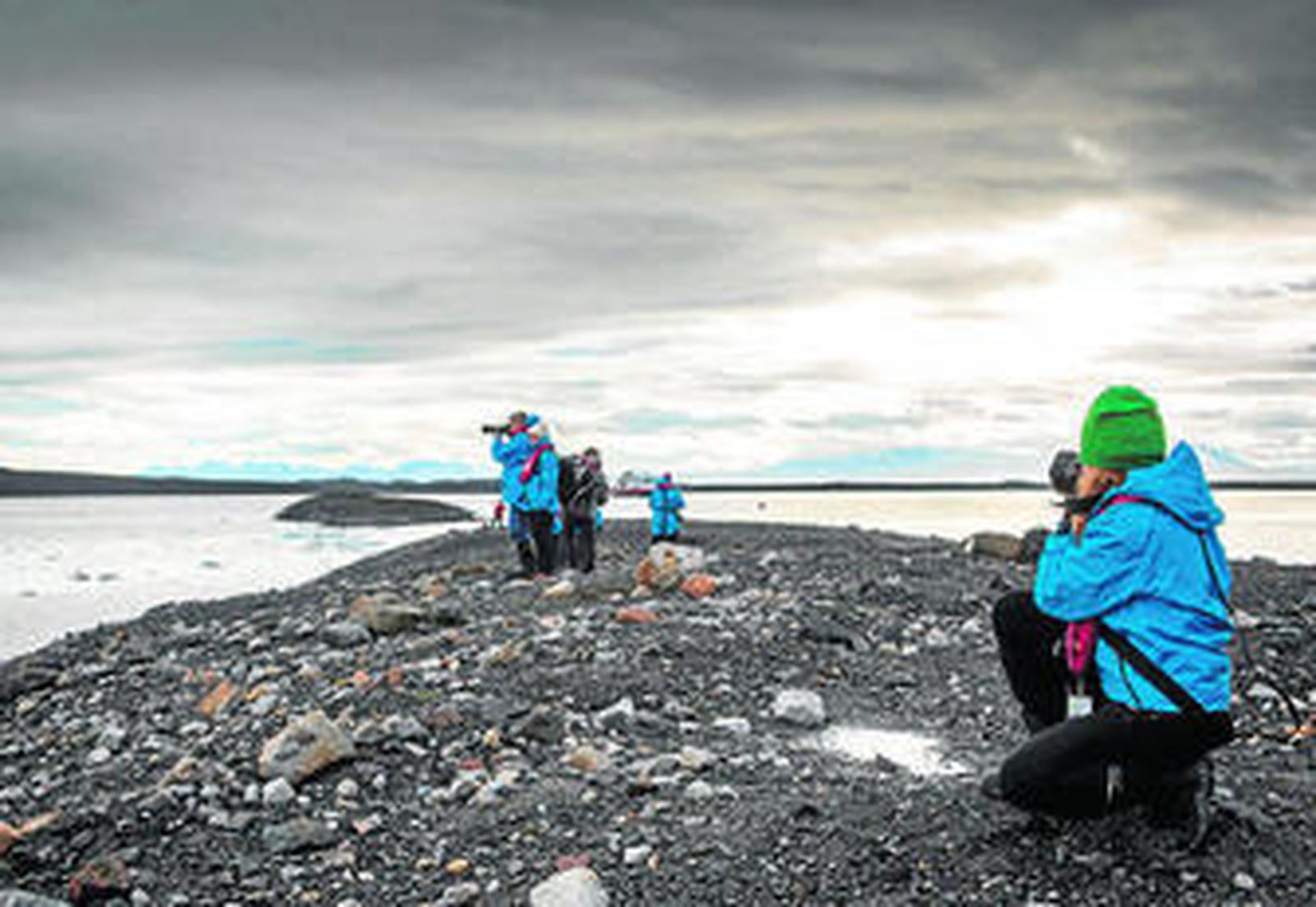 El 'Fram' atraca en una bahía en las islas Svalbard.