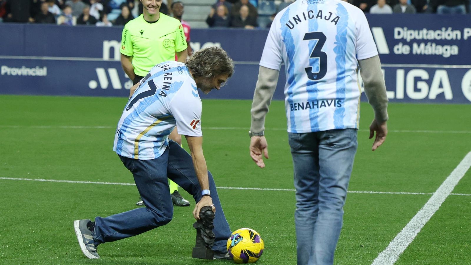 El homenaje al Unicaja y Salva Reina, en fotos