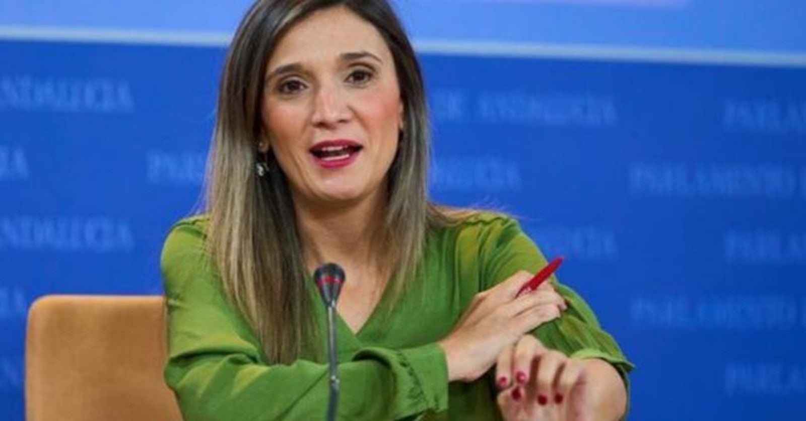 La portavoz del PSOE andaluz y parlamentaria por Huelva, María Márquez.