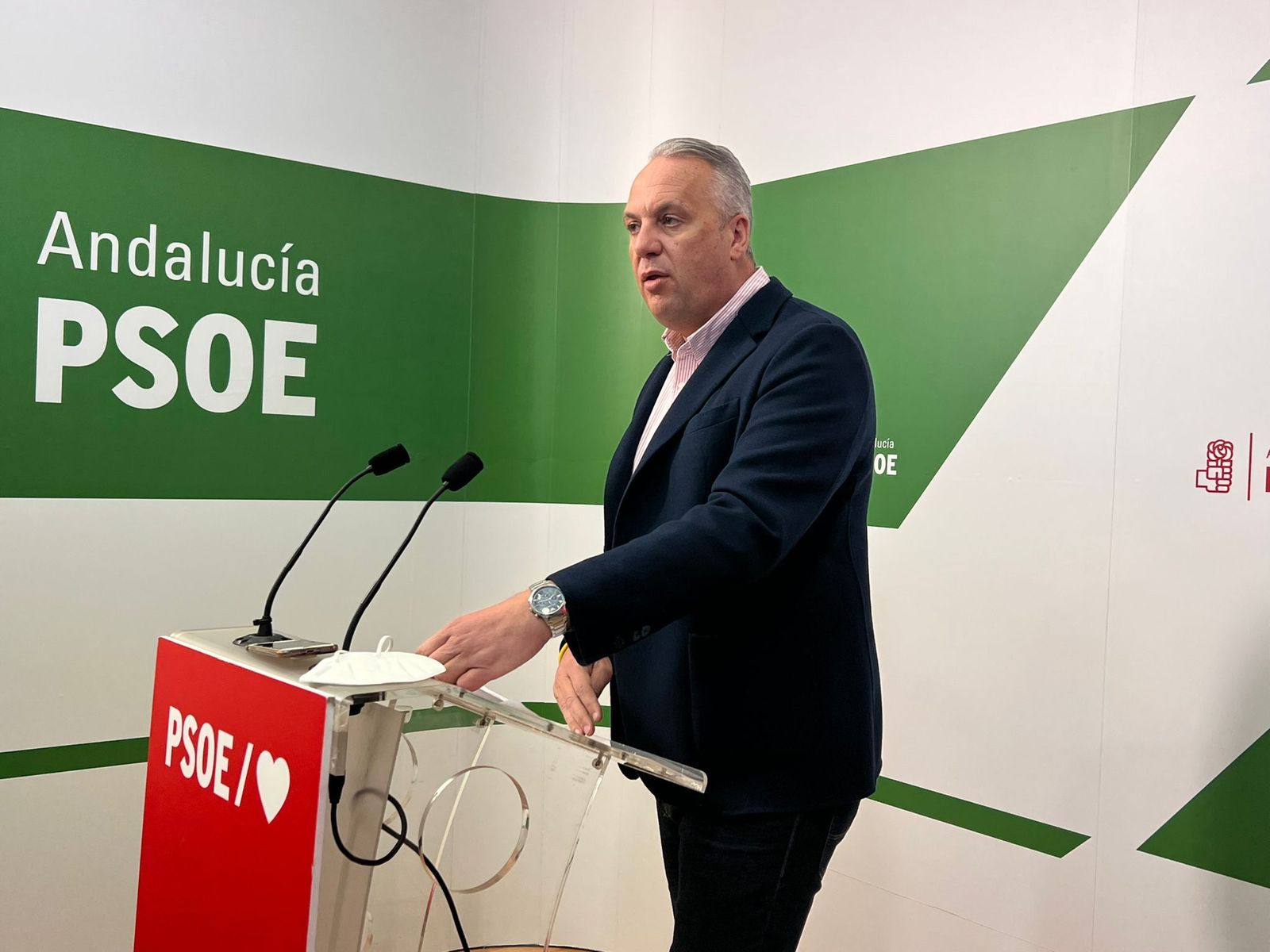 El secretario general del PSOE de Cádiz, Juan Carlos Ruiz Boix.