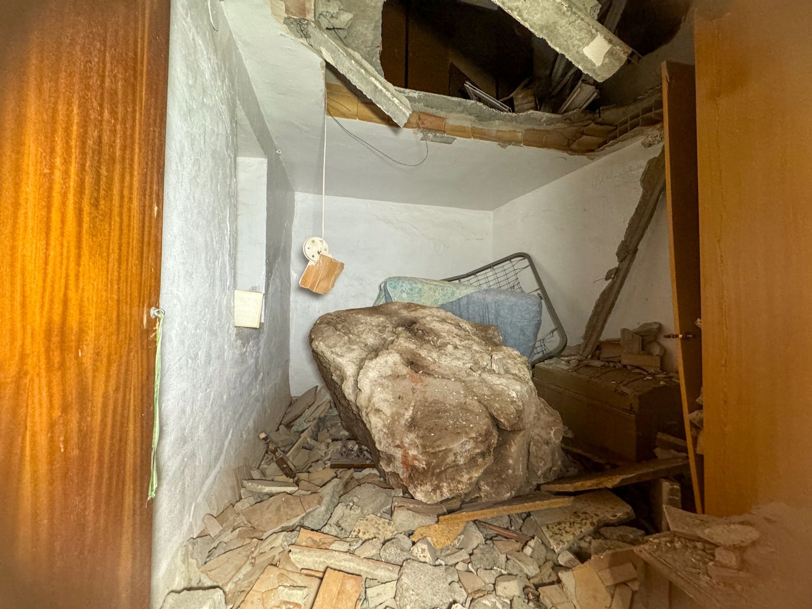 Las imágenes de Lújar tras el desprendimiento