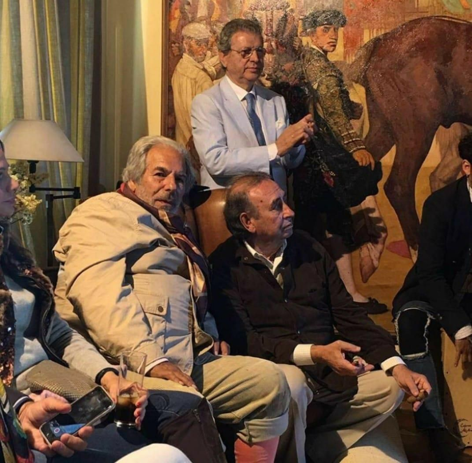 Rafael de Paula, junto a Pedro Trapote.