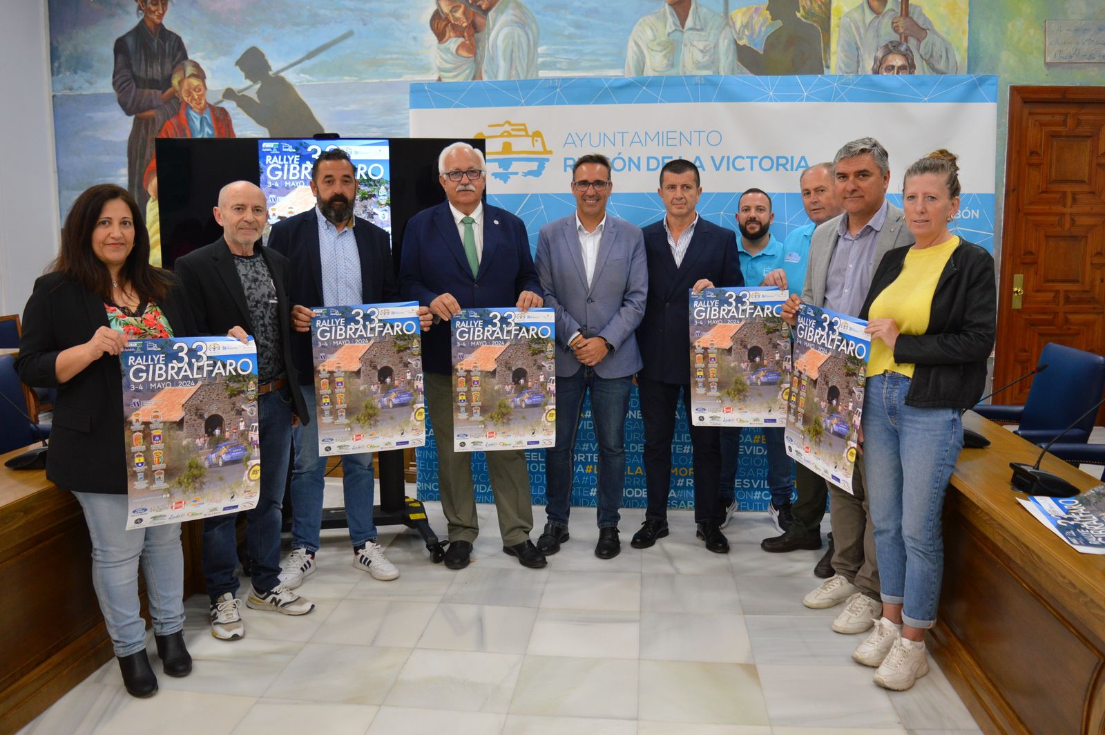 Presentación del Rallye Gibralfaro en Rincón de la Victoria