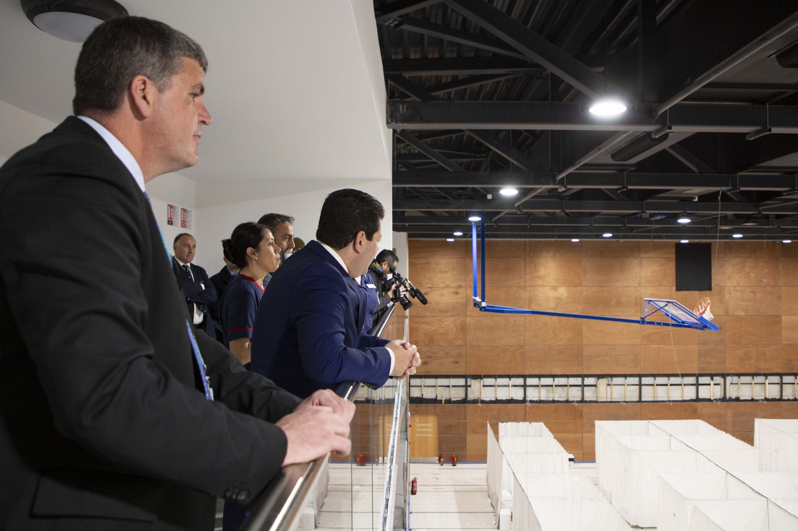 Hospital de campaña en Gibraltar