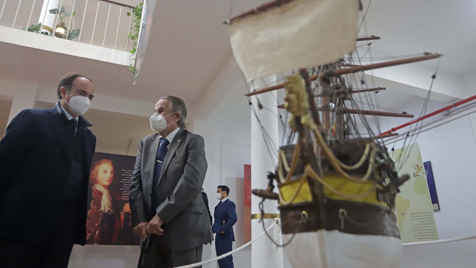 Fotos de la inauguración de la exposición sobre Blas de Lezo en Algeciras